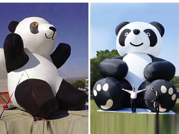 南宁充气熊猫展示